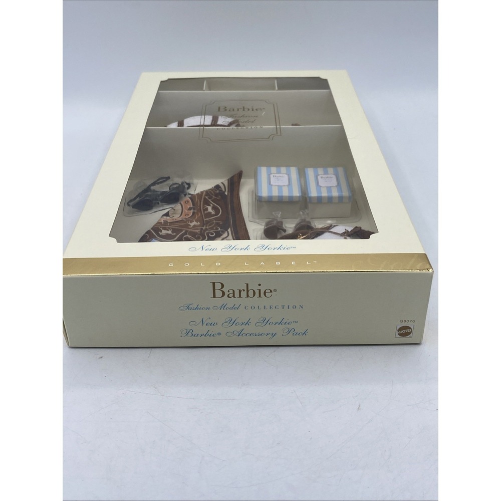 2004 BFMC New York Yorkie Barbie Accessory Pack Gold Label #G8076 NRFB - Picture 16 of 16